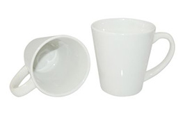 12oz Sublimation Latte Mug - White