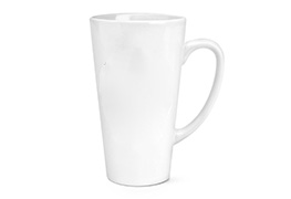 17oz Sublimation Latte Mug - White