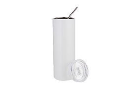 20oz Stainless Steel Tumbler with Straw & Lid
