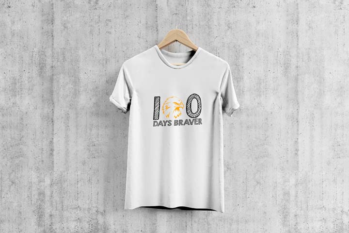 100 Days Braver - T-Shirt