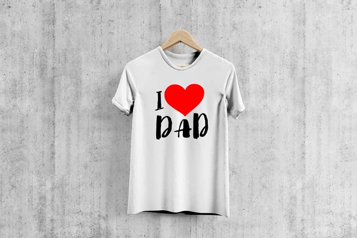 I Love Dad - T-Shirt