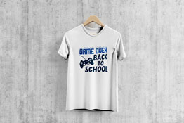 Game Over Back To School - T-Shirt