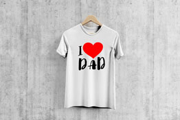I Love Dad - T-Shirt