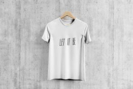 Let It Be Svg - T-Shirt