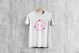You Are Beautiful You Are Amazing You Are Loved Circle - T-Shirt